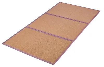 Produktbild von VEVOR Japanische Tatami-Matte, Twin-Size faltbare japanische Tatami-Matratze (natürliches Schilfrohr), japanische Bodenmatratze mit rutschfester Unterseite und frischem Duft, Futonmatratze für Schlaf, Meditation, Yoga, Natur-Rattan-a, 203.2x99x1.27 cm-a