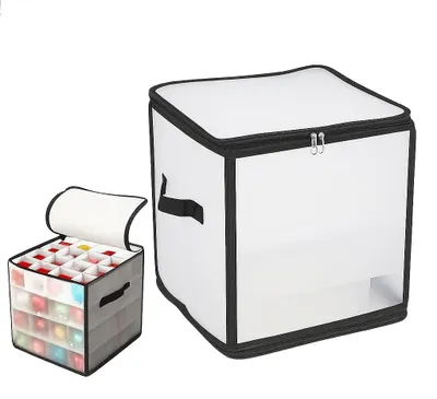 Productafbeelding van Opbergdoos voor kerstdecoratie met rits