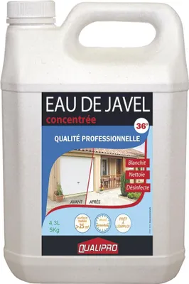 Image de Javel Rocol 9.6% 5l Désinfectant Puissant Et Blanchissant - Rocol