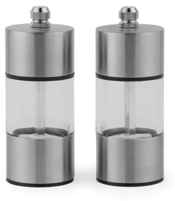 Immagine prodotto di Set di macinini pere pepe Salter BW11840EU7 – Mini macinini per spezie, macinino per pepe