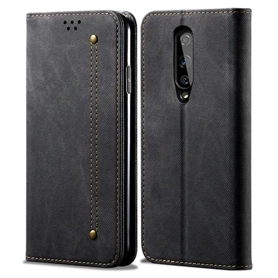 Obrázek produktu pro OnePlus 8 Pouzdro, Kožené Peněženkové Pouzdro s Magnetickým Uzavíráním a Pouzdro s Funkcí Stojánku pro OnePlus 8 OnePlus 8 černé