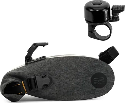 Produktbild von 1 x Selle Royal Saddle Bag Large (2l) Satteltasche Fahrradtasche Klippsystem inkl. Fahrradklingel