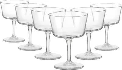 Produktbild von Bormioli Rocco 91298 Novecento Fizz-Set mit 6 Gläsern, Glas, cl22