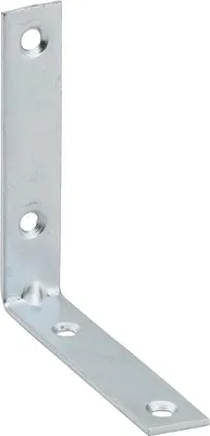 Image de Equerre de renfort pour porte, 70x70x15mm, acier zingué - THIRARD