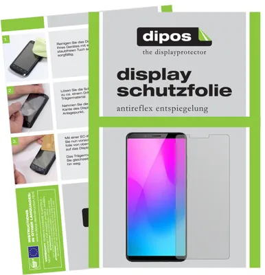 Produktbild von 2x Schutzfolie für ZTE Nubia M3 matt Displayschutzfolie Folie Display Schutz