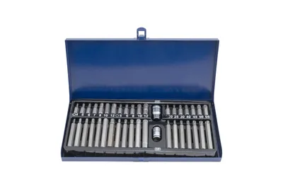 Produktbild von Quatros Werkzeugsatz Bits Torx Spline Innensechskant 40-teilig