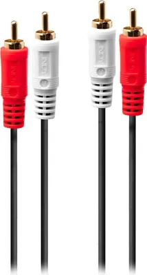 Produktbild von Lindy Premium - Audiokabel - RCA x 2 (M) bis RCA x 2 (M)