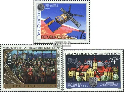 Produktbild von Briefmarken Österreich 1991 Mi 2026,2027,2030 (kompl.Ausgaben) postfrisch Sondermarken