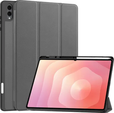Produktbild von Hülle mit Klappe für Galaxy Tab S11 Ultra, Bizon Case Tab Lizard, Grau