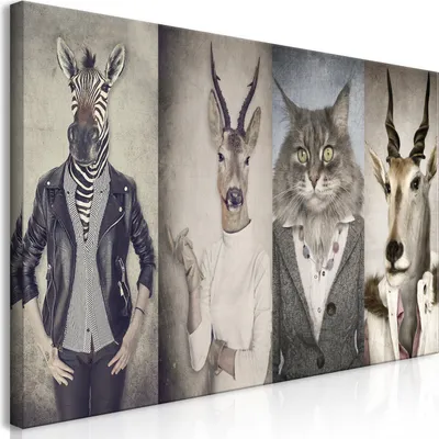 Produktbild von Wandbild Mega XXXL Arbeitstiere 250x125 cm Einteiliger XXL-Format Kunstdruck zur Selbstmontage Leinwandbilder moderne Bilder DIY Wanddekoration Wohnung Deko Natur Tier Katze g-B-0041-ak-e
