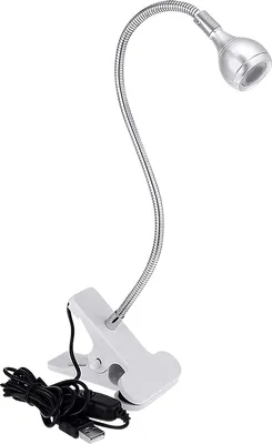 Produktbild von LED Leselampe USB 360° Flexibel Weiß Klemmlampe Tischlampe Nachttischlampe für Bett, Schlafzimmer, Büro