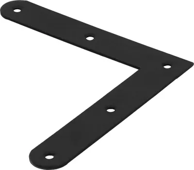 Produktbild von Magnodur-Halterung aus schwarz verzinktem Stahl, 120 x 120 x 20 mm, SUKI