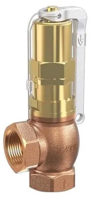 Productafbeelding van Goetze overdrukventiel, figuur 528, A/T, 1/2", 2-12 bar, PTFE, messing, 1 stuk.