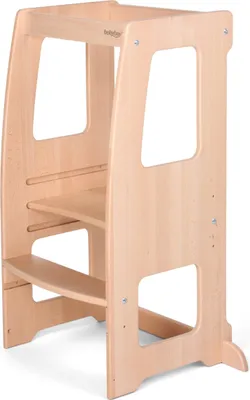 Produktbild von babybay Lernturm Littlefoot, natur lackiert