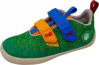 Produktbild von Affenzahn Knit Happy Spezial Editio Klettschuh Grün