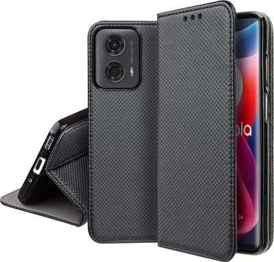 Immagine prodotto di Custodia per Motorola Moto G24 |G24 POWER |G04 SMART MAGNET CASE PORTAFOGLIO + VETRO