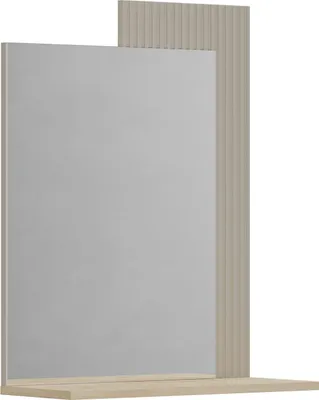 Image de trendteam Portemanteau Lucrezia Miroir de vestiaire Cachemire/Silverjack Oak, L/H/P env. 65/84/26 cm