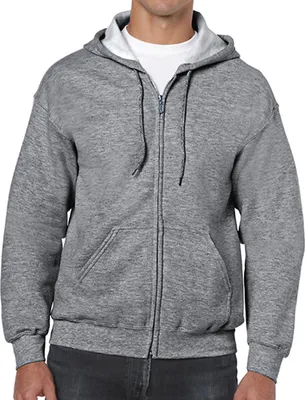 Image de Gildan Heavy Blend&trade Sweatshirt à capuche pour adulte Full Zip