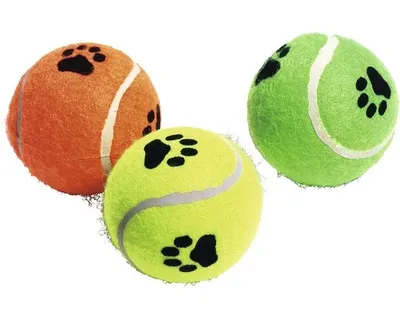 Produktbild von Karlie Tennisbälle mit Squeeker 3er Set ø: 6 cm