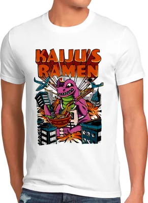 Produktbild von style3 Kaiju Ramen Herren T-Shirt japan noodle sushi monster tokio