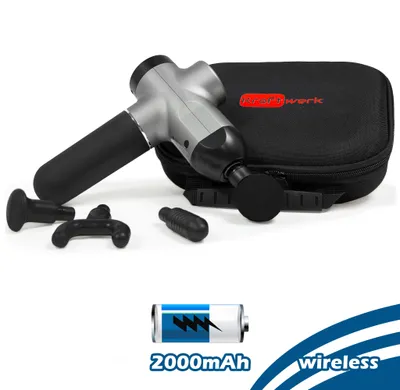 Produktbild von axion Massagepistole Kraftwerk Massagegerät, Massage Gun zur Muskellockerung, Set, und entspannenden Massage, USB-C Ladekabel, Vibrationsmassagegerät