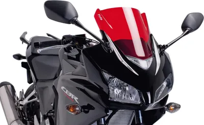 Image de PUIG z-racing écran rouge 330x260mm pour Honda cbr r