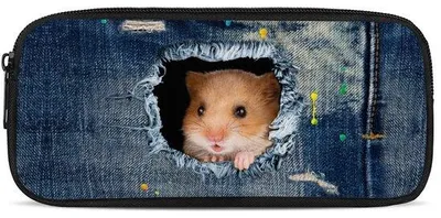 Produktbild von Große Kapazität Denim Etui für Schüler