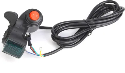 Obrázek produktu pro Elektrické kolo palec plynu LCD displej digitální přepínač napětí baterie pro vozidlo