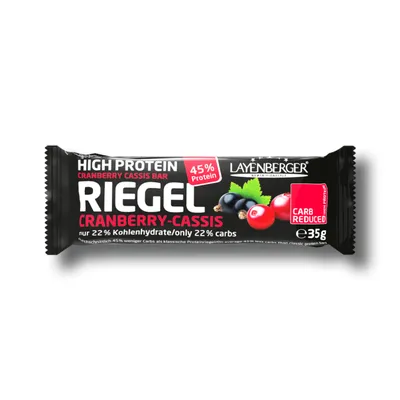 Obrázok produktu pre Layenberger Low Carb Bar Brusnica a Cassis s proteínom 35g