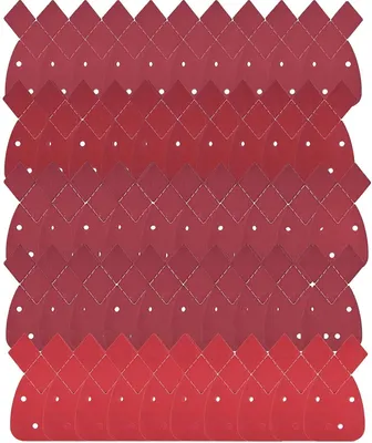 Image de Omgoods - 100 feuilles de papier abrasif de remplacement pour ponceuses manuelles