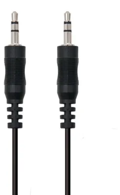 Image de Câble Audio Ewent EC1607 3 m Jack 3.5mm (M/M) Noir