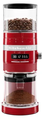 Zdjęcie produktu dla KitchenAid 5KCG8433EER, Młynek, 340 g, Frez trzpieniowy stożkowy, Stal nierdzewna, Czerwony, EMPIRE RED