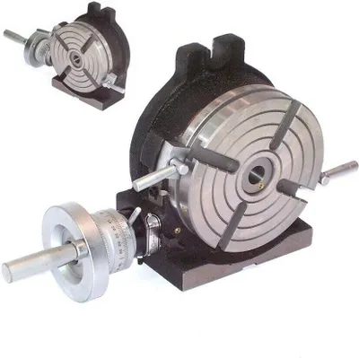 Produktbild von Teilapparat Rundtisch Ø 150mm Fräsmaschine 55637 horizontal vertikal