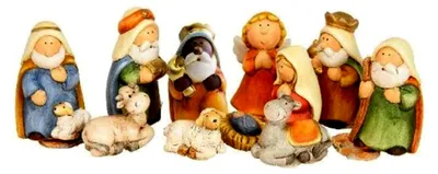 Produktbild von Générique Krippenfiguren Set 11-teilig