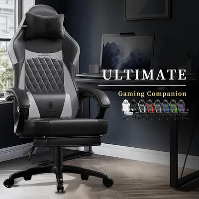 Immagine prodotto di Sedia da gaming - Sedia da ufficio - Sedia ergonomica da gaming con struttura in metallo