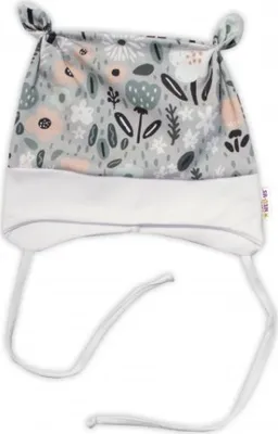 Productafbeelding van Baby Nellys mutsje voor baby's, met strik - Palouček, mintgroen