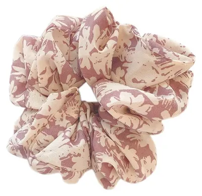 Produktbild von Set mit 3 großen Haarbändern, Satin-Haargummis für Damen und Mädchen