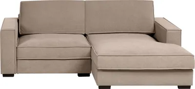 Zdjęcie produktu dla BELIANI Narożnik lewostronny beżowoszary sofa 2-osobowa z poduszkami styl nowoczesny do salonu