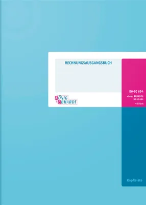 Immagine prodotto di 5XKönig & Ebhardt 8610694 Rechnb A4 84S.