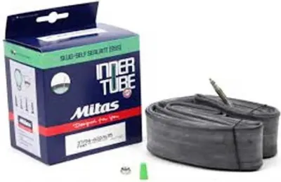 Productafbeelding van Mitas Gel Schrader binnenband voor fiets, 40 mm, zwart, 27,5 inch / 1.75-2.50, zwart