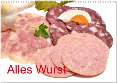 Produktbild von Alles Wurst (Wandkalender 2026 DIN A3 quer), CALVENDO Monatskalender