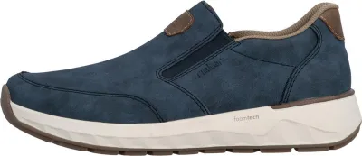 Immagine prodotto di Scarpe da uomo Rieker, mocassini, colore blu, per il tempo libero