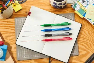 Image de Stylo à bille "Pointball Colorful", vert, 0,5 mm, mécanisme de pression, STABILO 6033/4-36