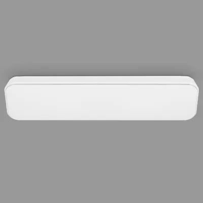 Image de TELEFUNKEN KISTA LED Plafonnier, gradable par paliers, fonction mémoire, lumière blanc neutre, blanc, 60,5 x 18,5 x 5,5 cm