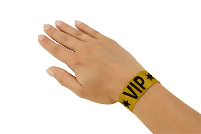 Zdjęcie produktu dla sigel event holder "Super Soft", z nadrukiem "VIP", złoty