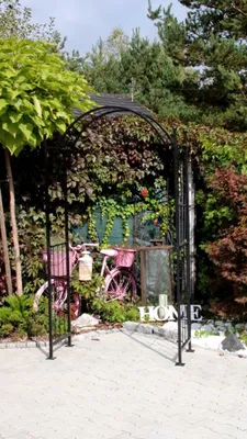 Zdjęcie produktu dla Łuk różany Düsseldorf B 1,60 m Czarny Pergola Metalowy łuk różany Kolumna różana