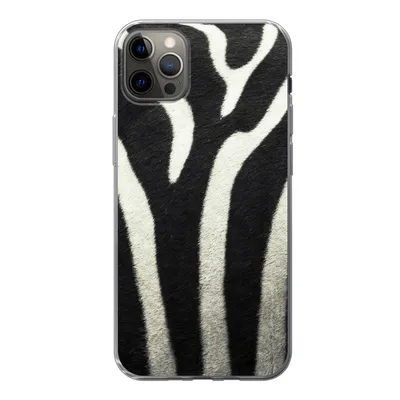Produktbild von MuchoWow® Handyhülle Schutzhülle Hülle für iPhone 13 Pro Max Tiermuster - Zebra - Schwarz - Weiß Silikon Softcase Handy Hülle - Mobiltelefon
