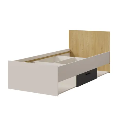 Produktbild von Jugendbett mit Schubladen Billz 90x200 Kaschmir/Eiche Cremona