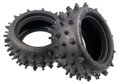 Produktbild von Tamiya 319805536 - Stud-Spike Reifen vorne (2) 38mm Egress