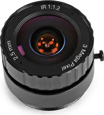 Produktbild von Omegon CS-Mount Objektiv 2,5mm f/1,2